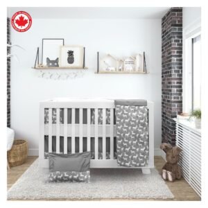 beb-7pcs4002 Bebelelo Nursery Crib Bedding Set for Boys and Girls - Baby Bedding 7 Pieces Set
