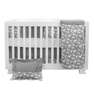 Bebelelo Nursery Crib Bedding Set for Boys and Girls - Baby Bedding 7 Pieces Set
