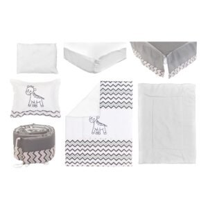 beb-7pcs7038 Transform your baby’s room with this 7-piece cozy bedding set