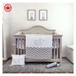 beb-7pcs7142 Bebelelo Nursery Crib Bedding Set for Boys and Girls - Baby Bedding 7 Pieces Set