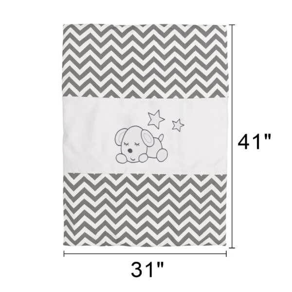 Bebelelo Nursery Crib Bedding Set for Boys and Girls - Baby Bedding 7 Pieces Set - Image 4