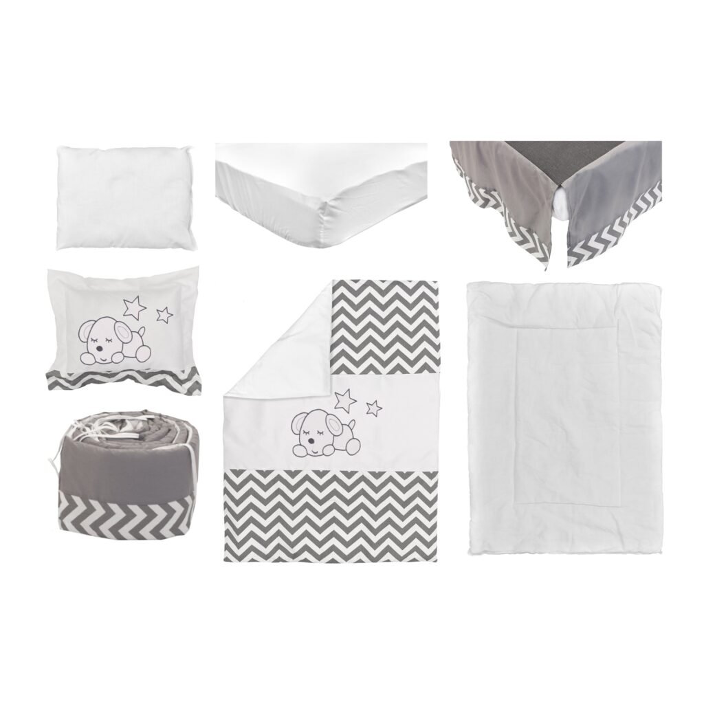 beb-7pcs7149 Bebelelo Nursery Crib Bedding Set for Boys and Girls - Baby Bedding 7 Pieces Set