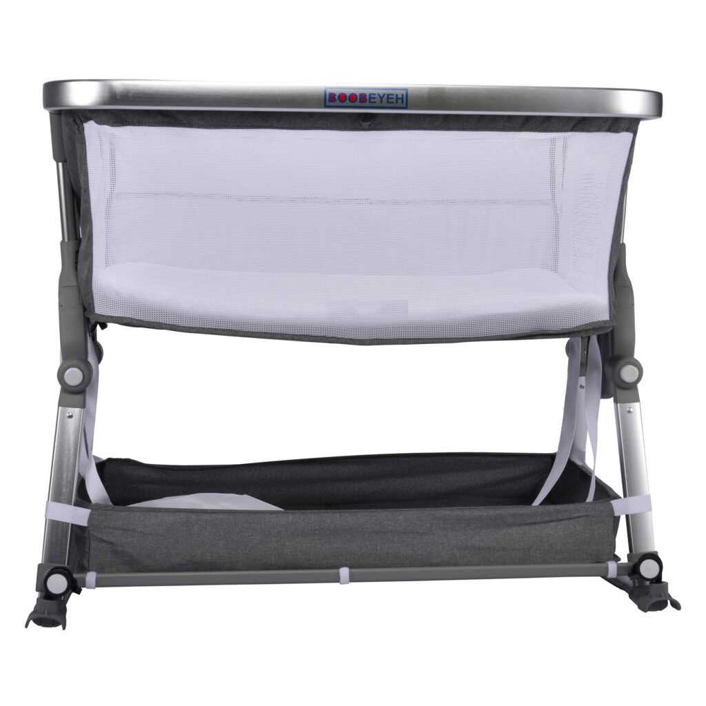Borncerella bassinets model a 2 in 1 for newborn baby, gray