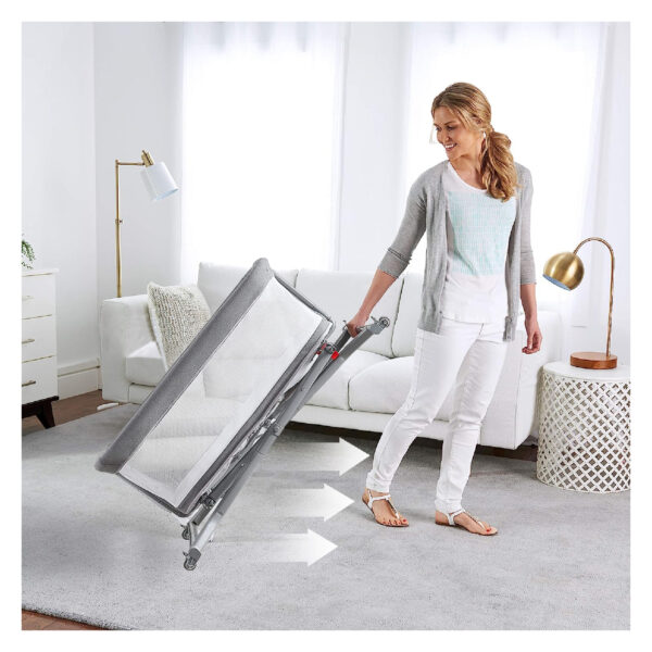 Borncerella 2-in-1 bassinet for newborns – adjustable - portable - gray - Image 4