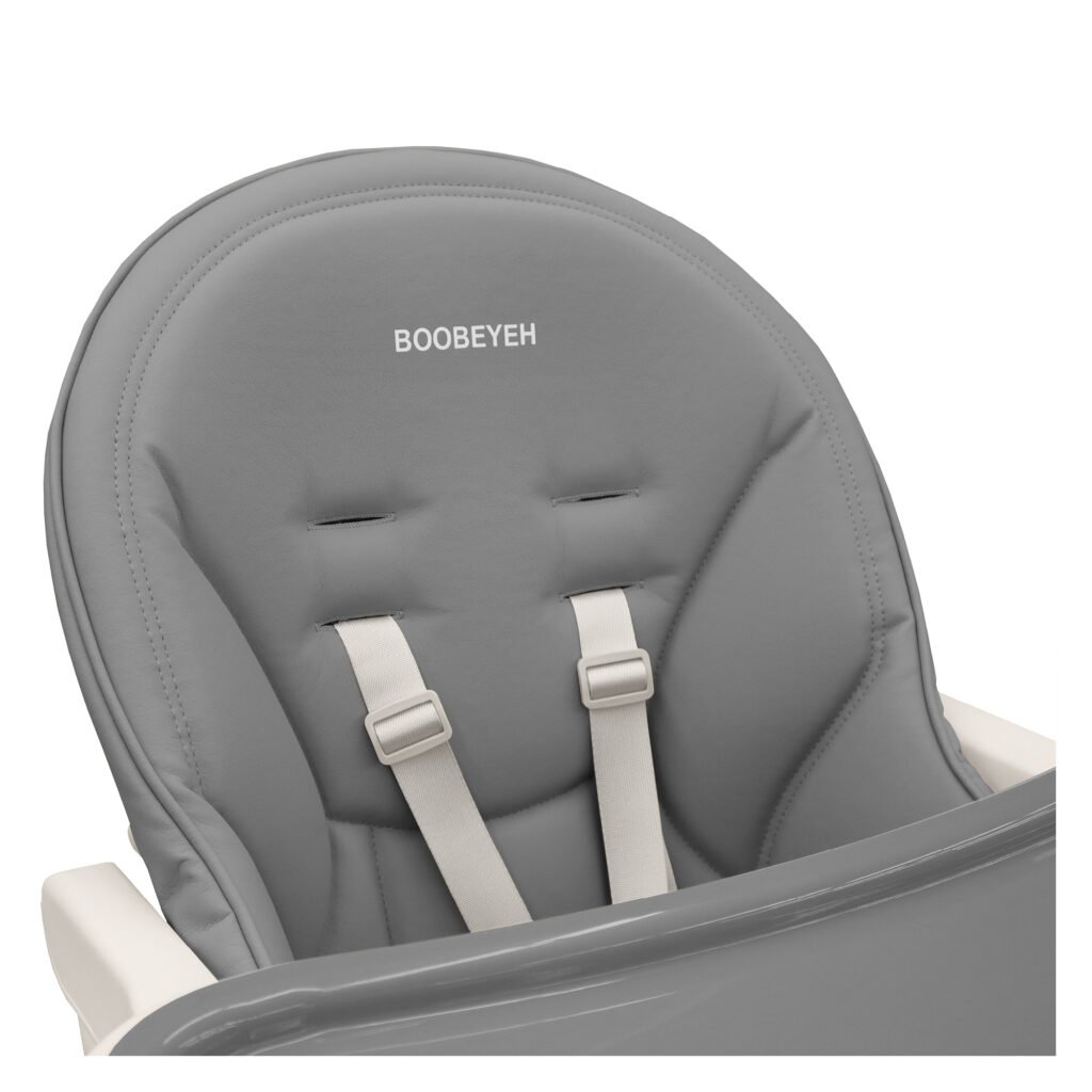 Foldable high baby dining chair - Tronassimo H2 for kids - dark grey