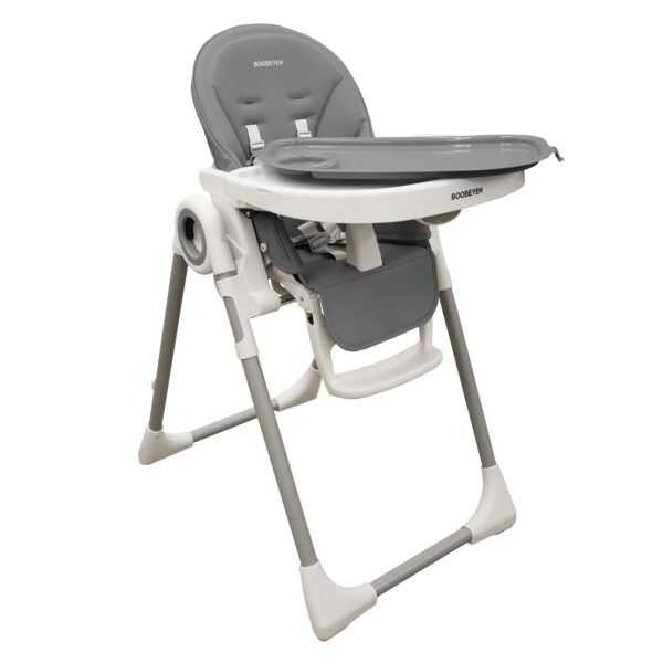 Foldable high baby dining chair - Tronassimo H2 for kids - dark grey - Image 19