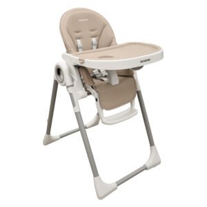 Boobeyeh, tronassimo model h2 foldable high baby dining chair for kids, light grey
