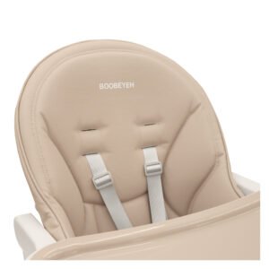 Boobeyeh, tronassimo model h2 foldable high baby dining chair for kids, light grey