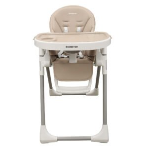 Boobeyeh, tronassimo model h2 foldable high baby dining chair for kids, light grey