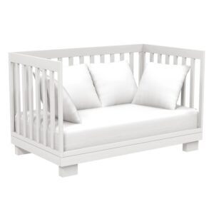 Joanna white convertible infant crib by boobeyeh