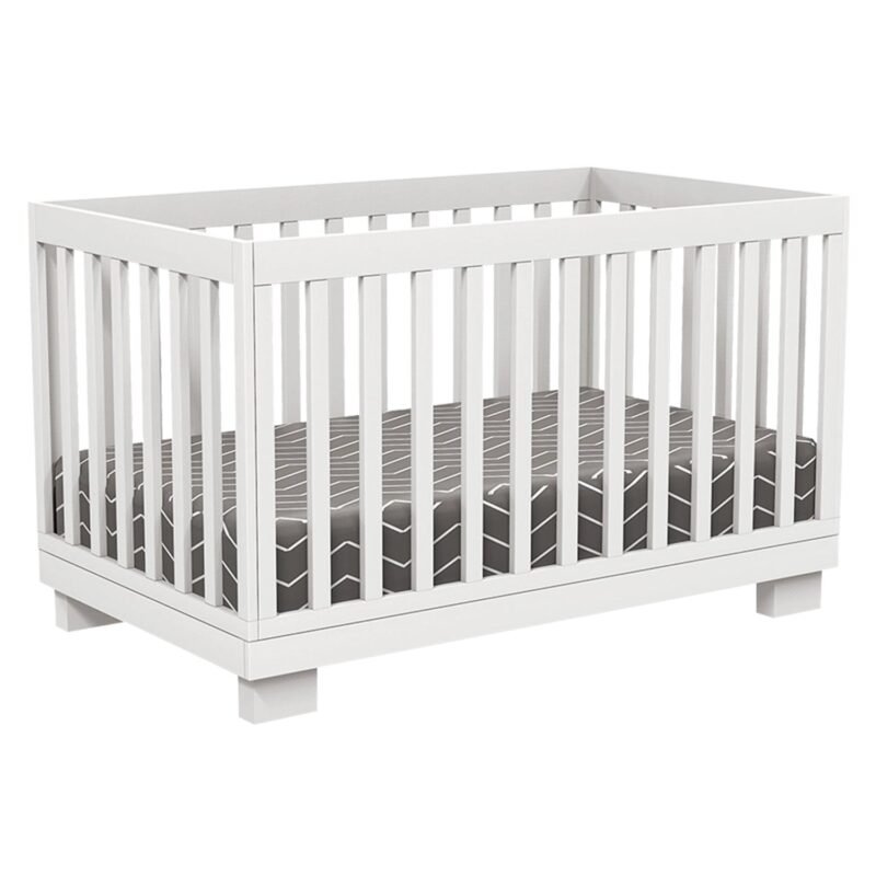 Joanna white convertible infant crib by boobeyeh