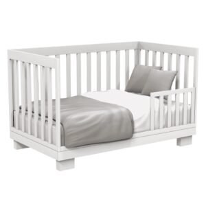 Joanna white convertible infant crib by boobeyeh