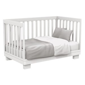 Joanna white convertible infant crib by boobeyeh
