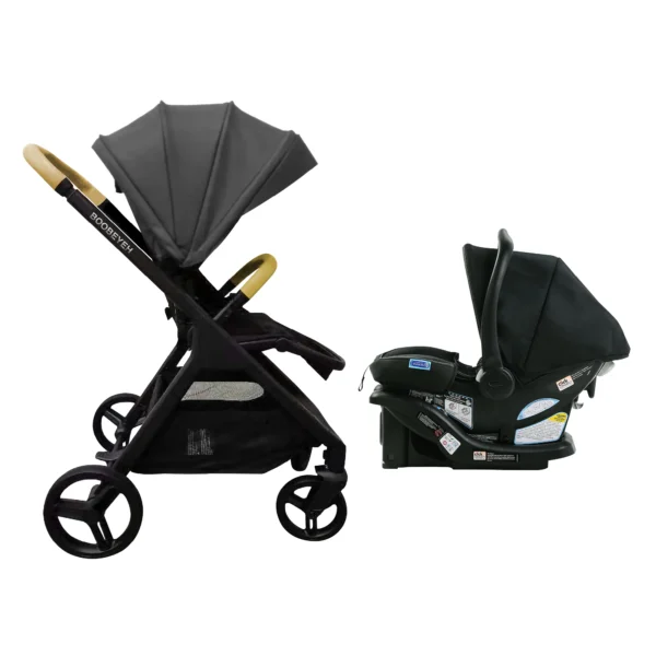Boobeyeh stroller s1 black and gray - Image 14