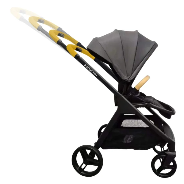 Boobeyeh stroller s1 black and gray - Image 5