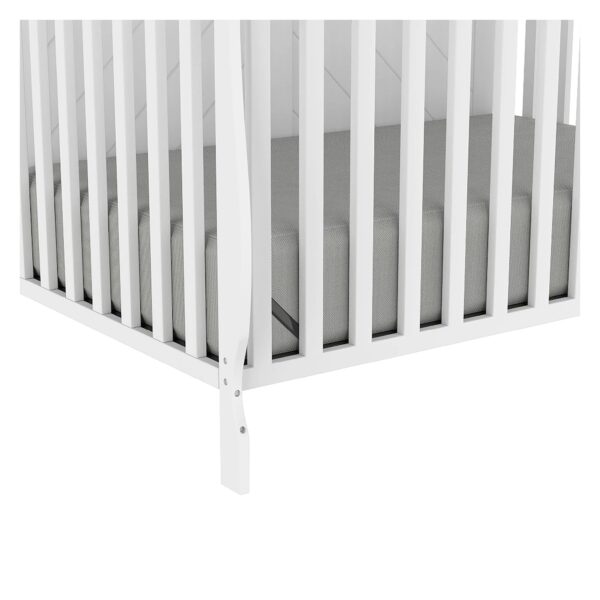 Lauren 4-in-1 convertible crib – adjustable, elegant & baby safe - Image 11