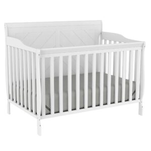 Lauren 4-in-1 convertible crib – adjustable, elegant & baby safe