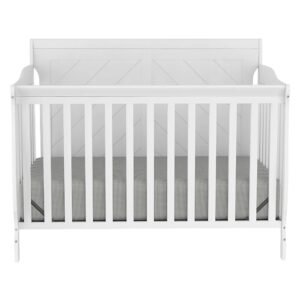 Lauren 4-in-1 convertible crib – adjustable, elegant & baby safe