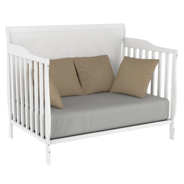 Lauren 4-in-1 convertible crib – adjustable, elegant & baby safe - Image 7