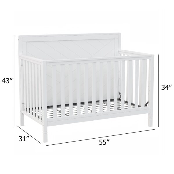 Moderna convertible crib, white - Image 11