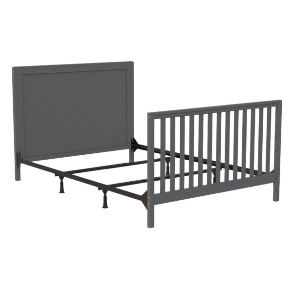 Moderna Convertible Crib, Dark Grey - Image 10