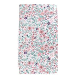 Boobeyeh5-piecegirlscribbeddingset_floralcottondesign3 Boobeyeh 5-piece new born crib bedding set, floral giraffe