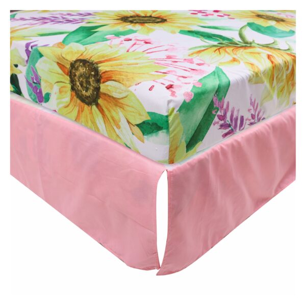Boobeyeh 5-piece elephant-themed baby crib bedding set. - Image 4