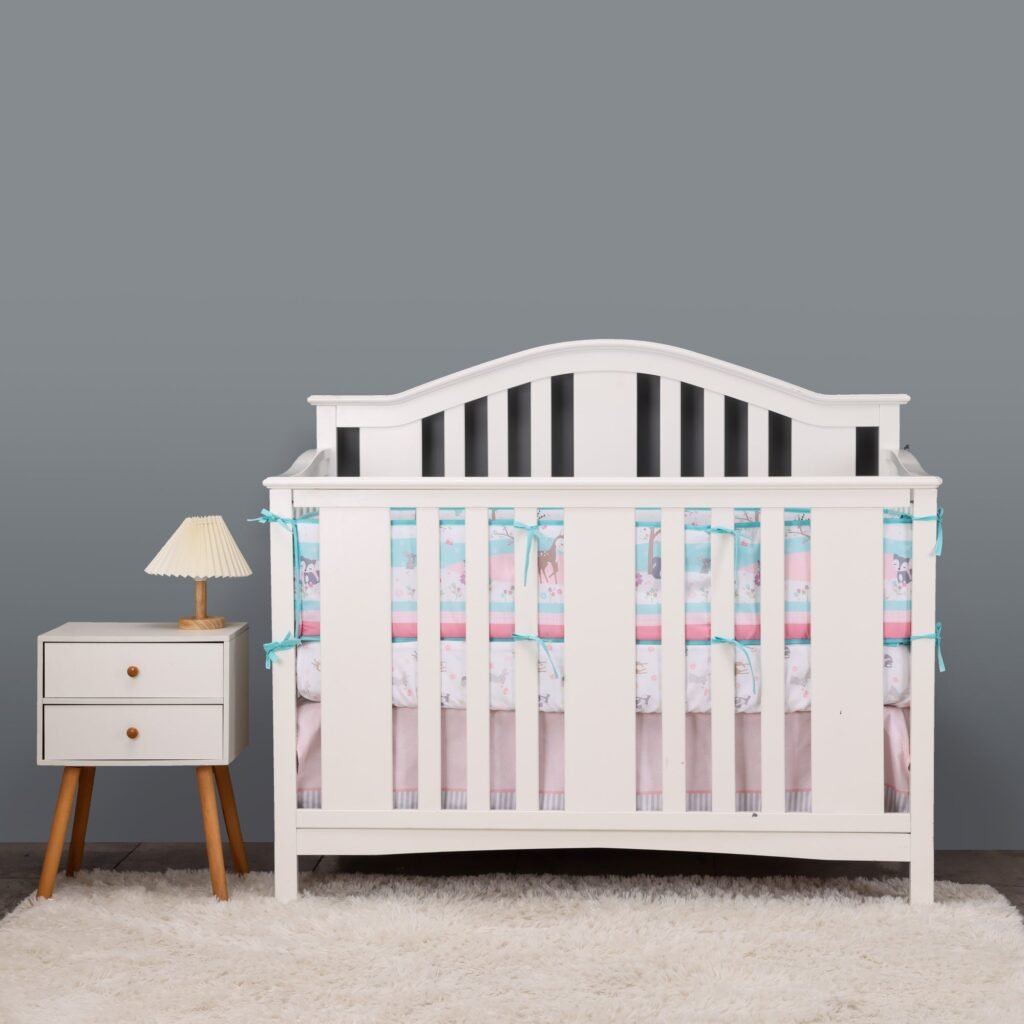 reindeer_bedding_set_3 Boobeyeh reindeer-themed 5-piece crib baby bedding set.