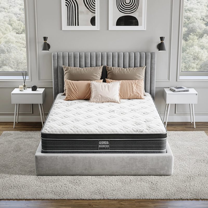 Georgia 19-inch queen mattress & box spring set