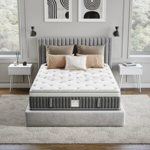 King 18-inch mattress and box spring set – barton collection