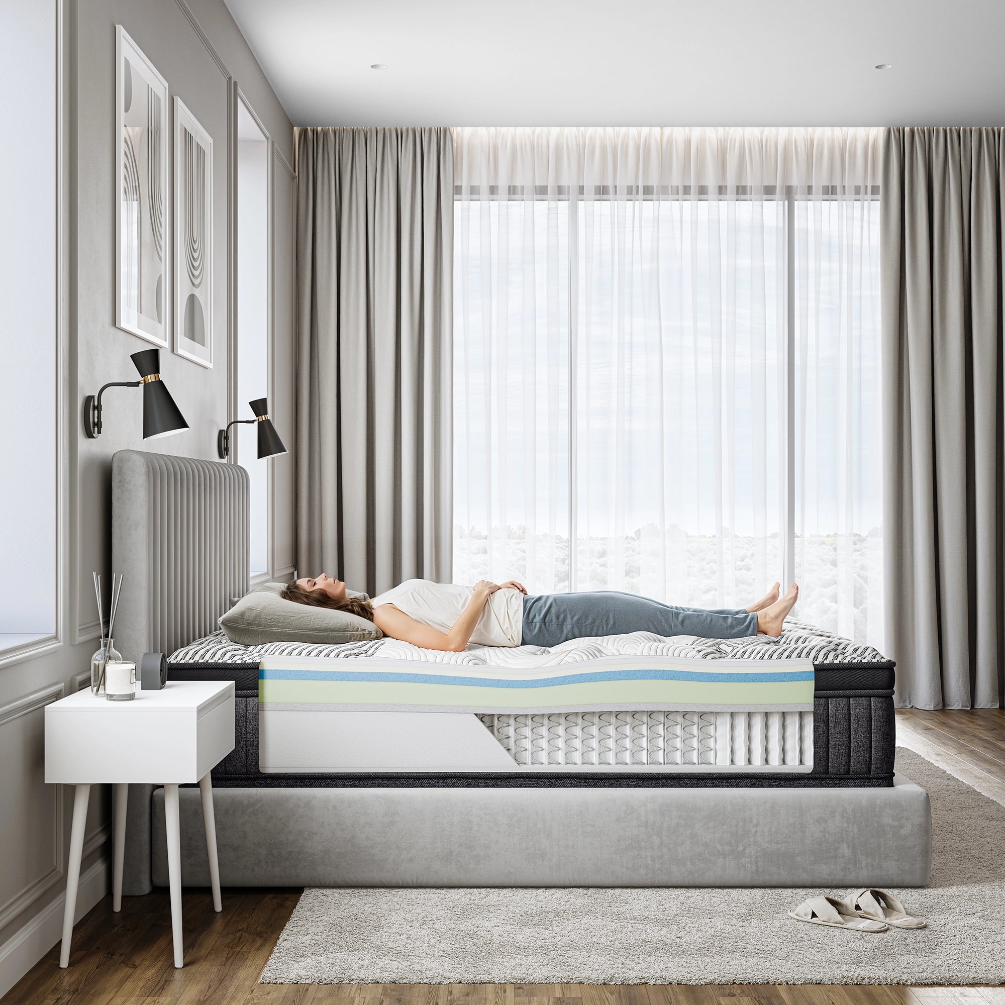 King mattress set neo – ultimate cooling & pressure-relieving sleep - Image 8