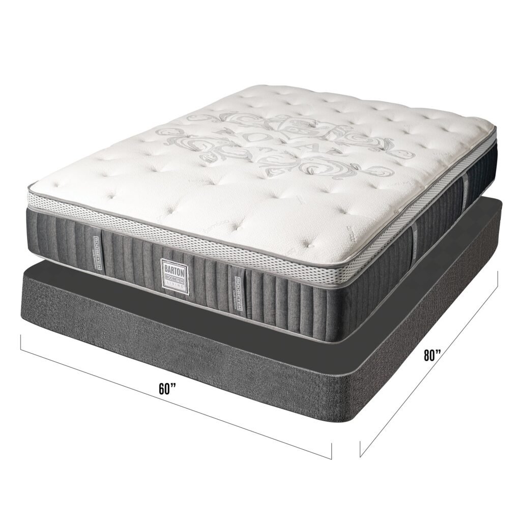 Queen barton mattress and box spring set – the ultimate comfort and support