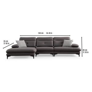 Solmara sectional sofa | boobeyeh living