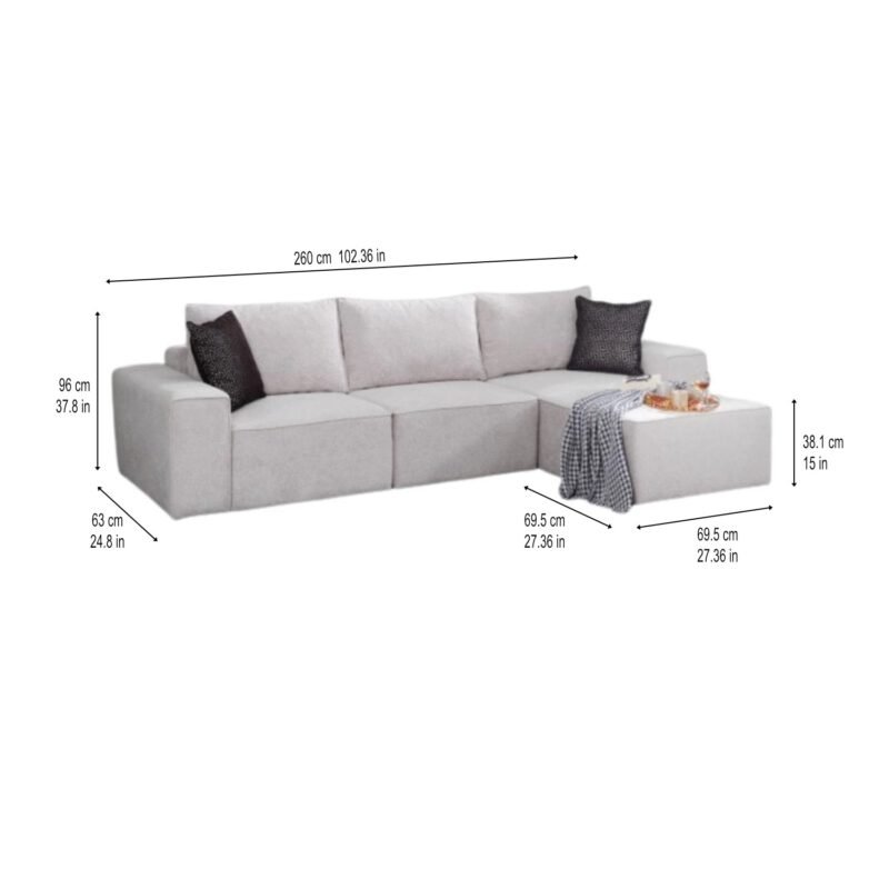 Moderna grace corner sofa