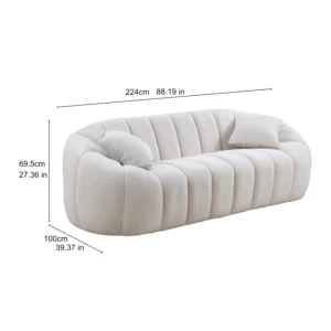 Nova comfort modern 3-seater