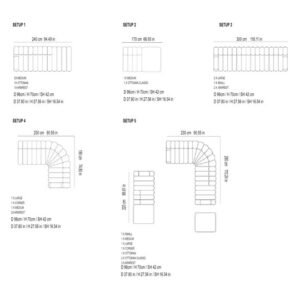 Harmony modular sectional | boucle fabric
