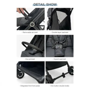 Boobeyeh Tronassimo S2 Lightweight Baby Stroller
