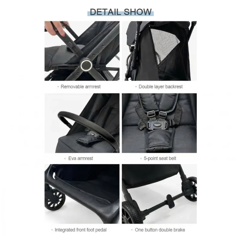 Boobeyeh Tronassimo S2 Lightweight Baby Stroller