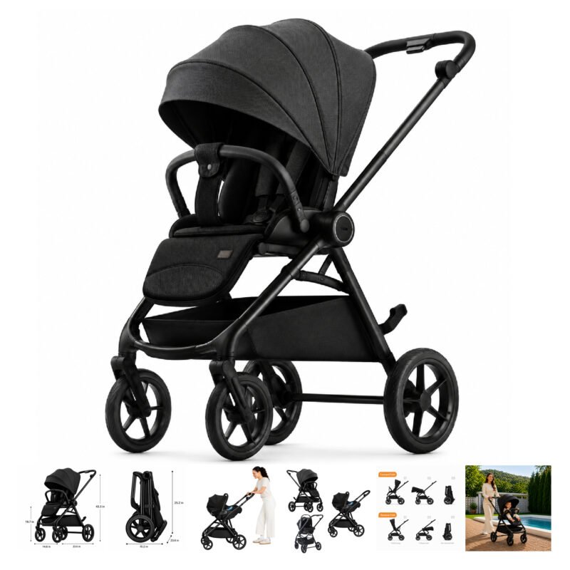 Boobeyeh Tronassimo S3 Premium Reversible Baby Stroller