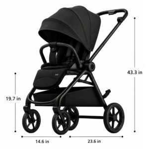Boobeyeh Tronassimo S3 Premium Reversible Baby Stroller