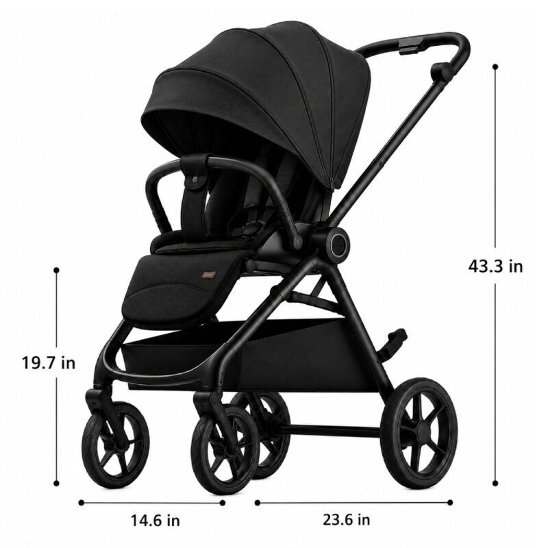 Boobeyeh Tronassimo S3 Premium Reversible Baby Stroller