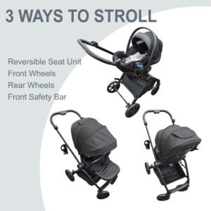 Boobeyeh Tronassimo S3 Premium Reversible Baby Stroller
