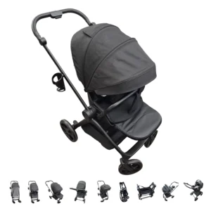 Boobeyeh Tronassimo S3 Premium Reversible Baby Stroller