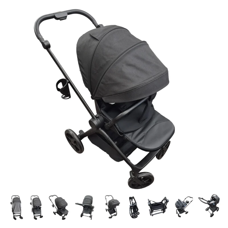 Boobeyeh Tronassimo S3 Premium Reversible Baby Stroller
