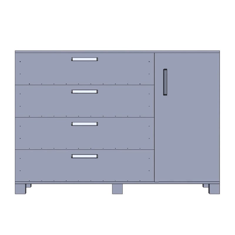 1006 Valencia Bureau – 50-Inch 4-Drawer Storage Cabinet