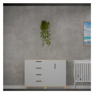 1006 Valencia Bureau – 50-Inch 4-Drawer Storage Cabinet